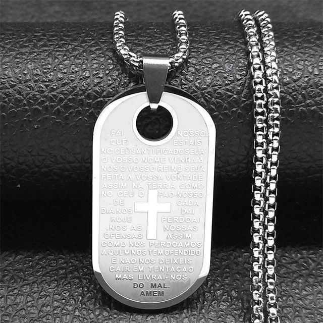 Colar Dourado - Pai Nosso