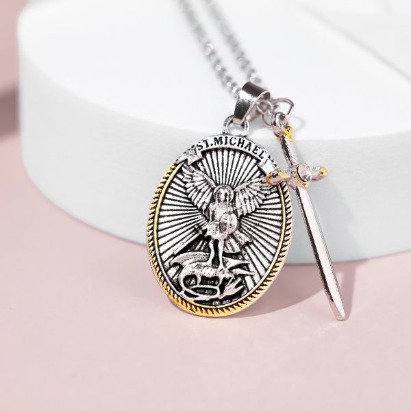 Colar com pendente de São Miguel | ARCHANGEL