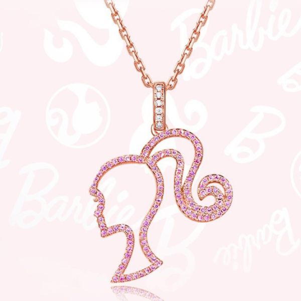 Minha querida filha – Colar em ouro rosa MINA_BARBIE