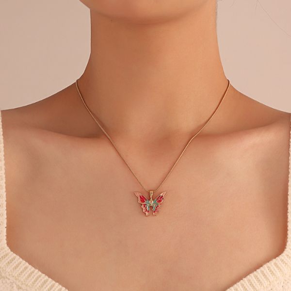 Para a minha Barbie – Colar borboleta dourada BIANCA_FAIRYTOPIA