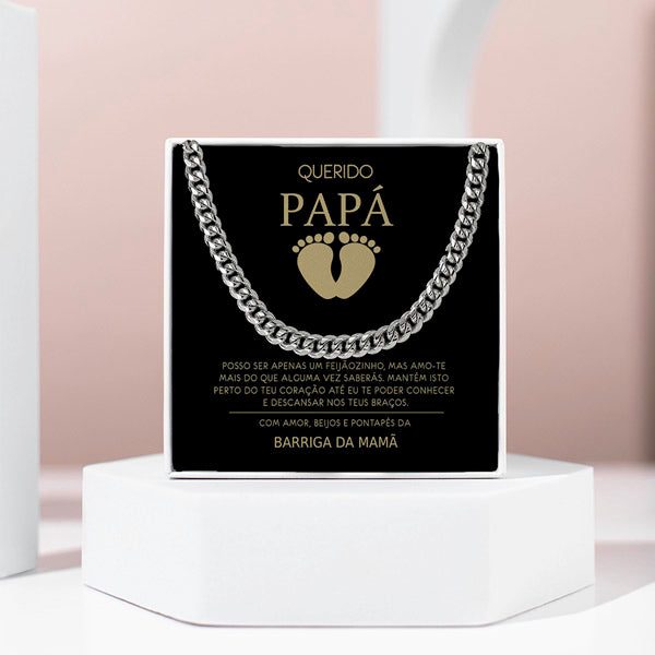 Querido Papá – Colar de corrente de ligação cubana THEO