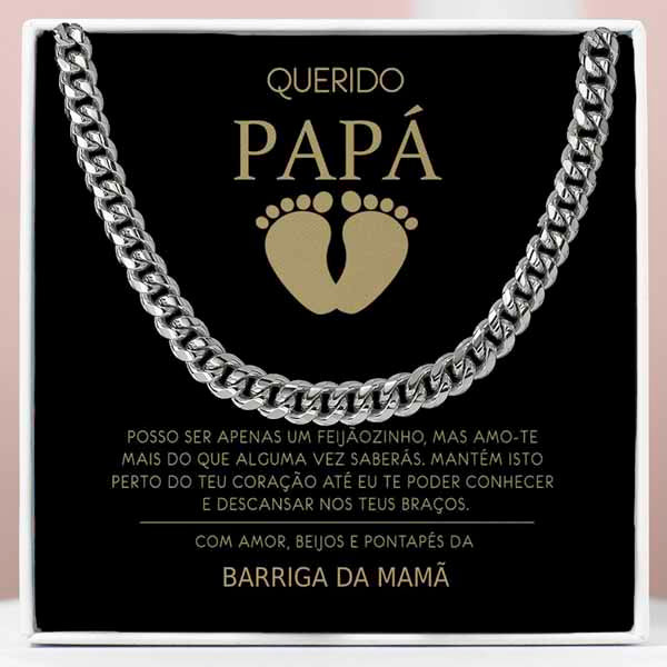 Querido Papá – Colar de corrente de ligação cubana THEO