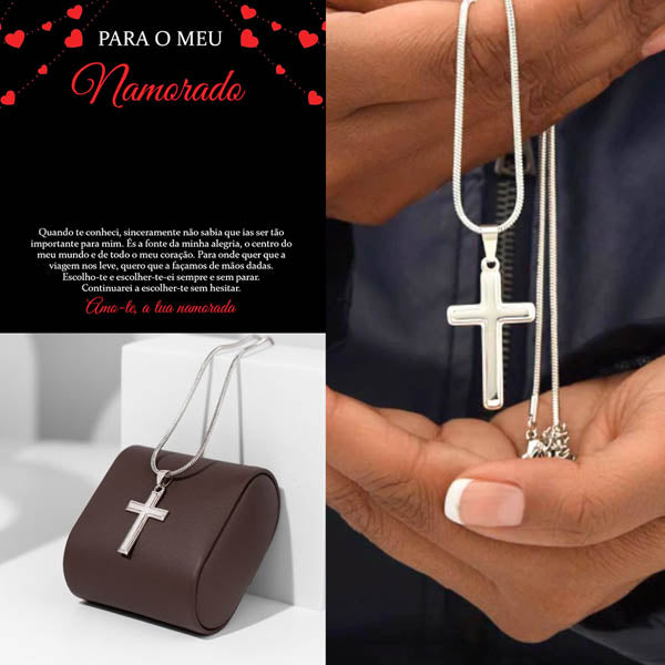 Para o Meu Namorado – Colar de cadeia de ligação cubana CESAR_MENCROSS