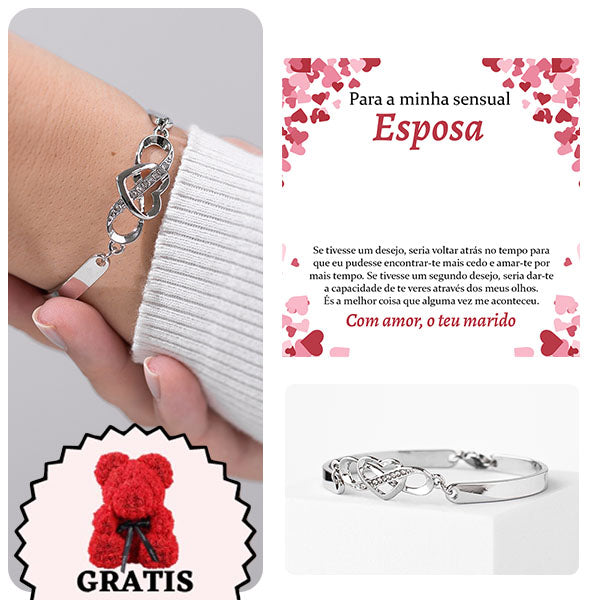 Para a minha sensual esposa – “Sempre no teu coração” – MARY_HEARTBRACELET_LOVEBEAR