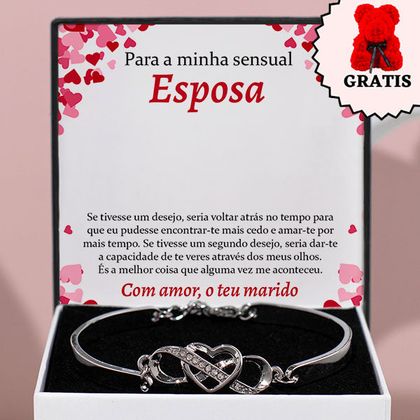 Para a minha sensual esposa – “Sempre no teu coração” – MARY_HEARTBRACELET_LOVEBEAR