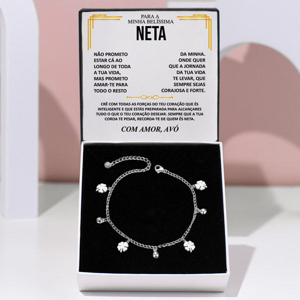 Para a Minha Linda Neta – Pulseira ORIANA_CLOVER