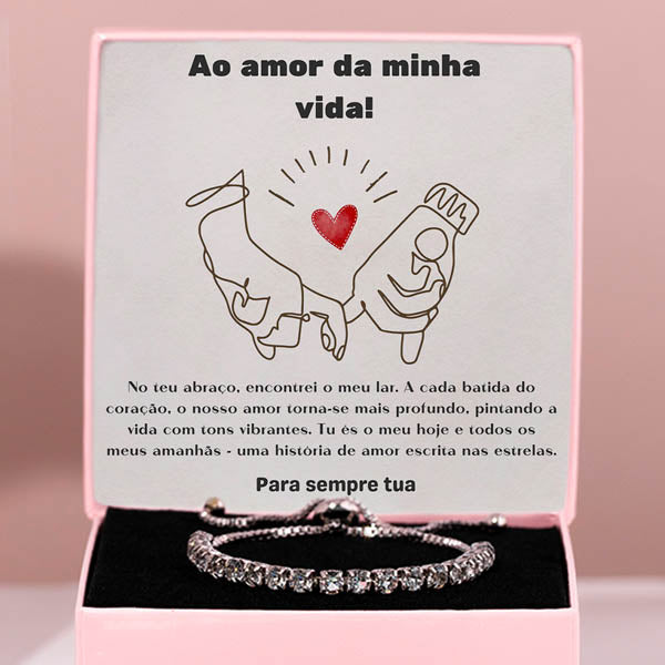 Ao amor da minha vida! – Pulseira com cristais de zircónio cúbico YARA_TENNISBRACELET