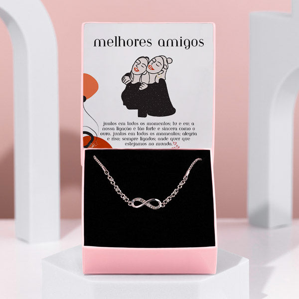 Melhores amigos – Pulseira com cristais de zircónio cúbico SUZY_CRYSTALBRACELET