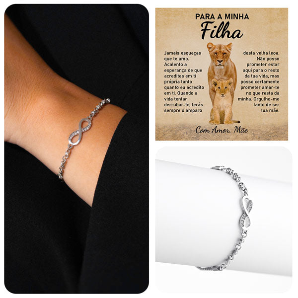 Para a minha filha – Pulseira com cristais de zircónio cúbico LILLIA_CRYSTALBRACELET