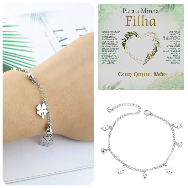 Para a Minha Filha – Pulseira KIARA_CLOVER
