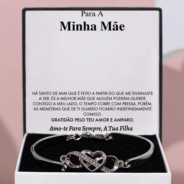 Para A Minha Mãe – “Pulseira “Sempre no teu coração – SAMIRA_HEARTBRACELET