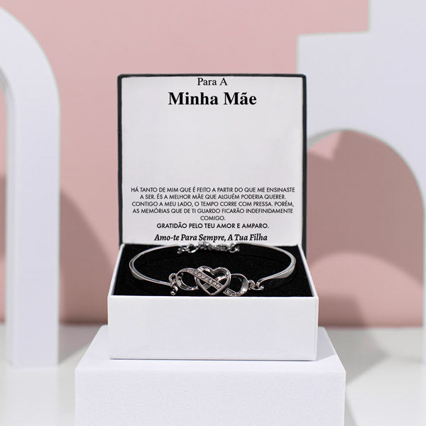 Para A Minha Mãe – “Pulseira “Sempre no teu coração – SAMIRA_HEARTBRACELET