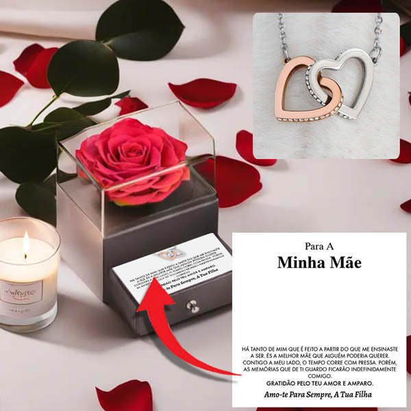 Para A Minha Mãe – Colar HEARTS com corações e caixa de oferta gratuita SAMIRA_HEARTS_LOVEBOX