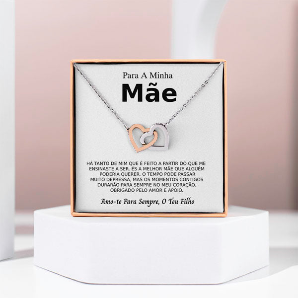 Para A Minha Mãe – Colar HEARTS com corações e caixa de oferta gratuita OLIVIA_HEARTS_LOVEBOX