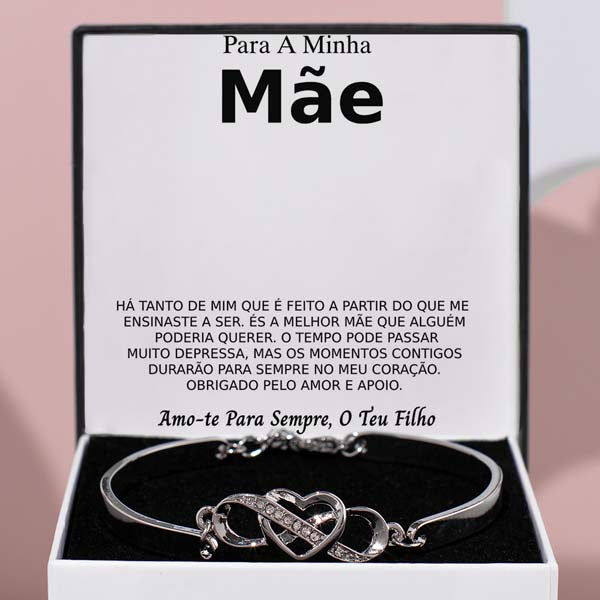 Para A Minha Mãe – “Pulseira “Sempre no teu coração – OLIVIA_HEARTBRACELET