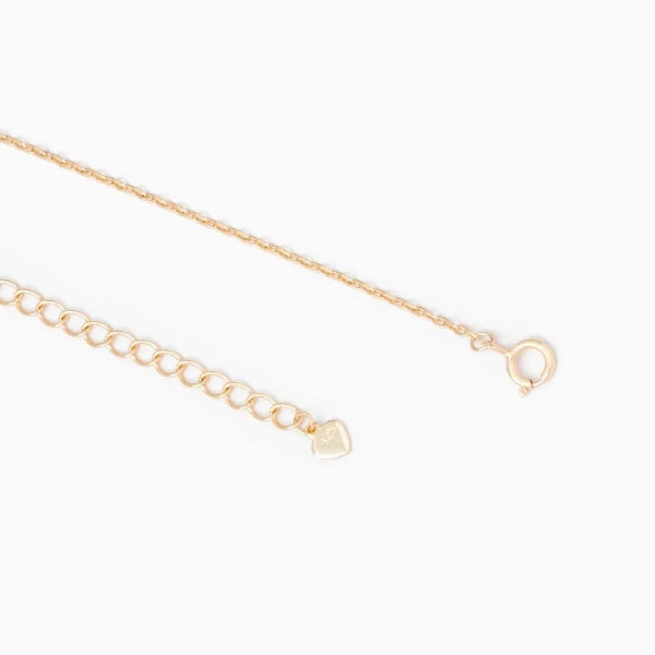 Para a Minha linda neta – Colar 2em1 trevo e corações Banhado a Ouro 18K  NOA_CLOVERIE