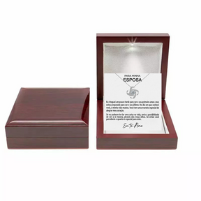 Para Minha Esposa - Colar em Prata Estrelinha 925