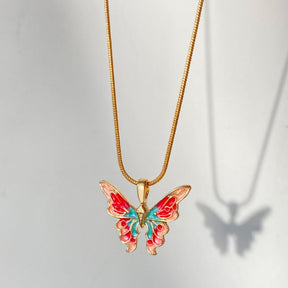 Para a minha Barbie – Colar borboleta dourada BIANCA_FAIRYTOPIA