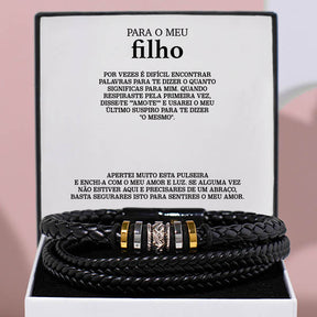 Para o Meu Filho – PULSEIRA DE COURO MASCULINA – EZREAL_LEATHERBRACELET