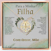 Para a Minha Filha – Colar 2em1 com motivo trevo e corações KIARA_CLOVERIE