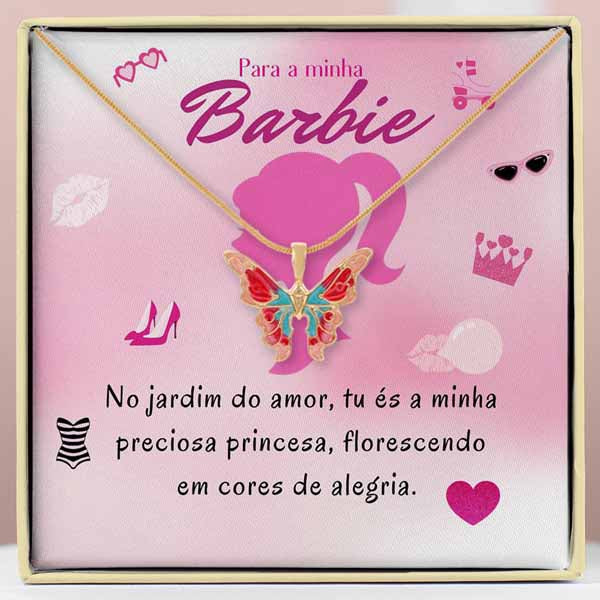 Para a minha Barbie – Colar borboleta dourada BIANCA_FAIRYTOPIA