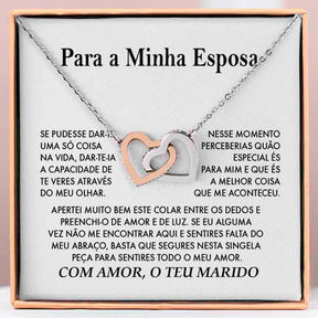 Para a Minha Mulher – Colar de Corações Interligados STELLA_HEARTS