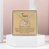 Cartão Zodíaco – Colar banhado a ouro branco 14k TAURUS