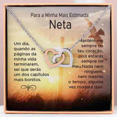 Para a Minha Avó – Colar de Corações Interligados VEGA_HEARTS