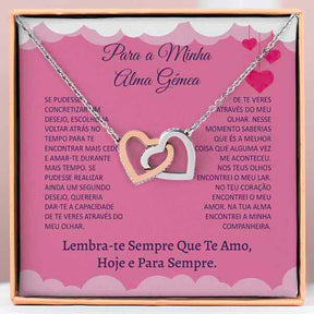 Para a Minha Alma Gémea – Colar de Corações Interligados LOVE_HEARTS