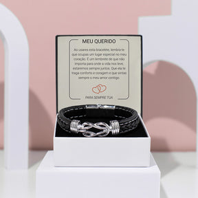 Pulseira de couro entrançado para homem LIOR_BRAIDEDBRACELET