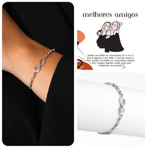 Melhores amigos – Pulseira com cristais de zircónio cúbico SUZY_CRYSTALBRACELET