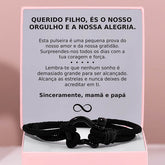 Querido filho, és o nosso orgulho e a nossa alegria – Pulseira para homem ENZO_NAUTICROPE