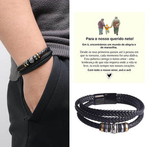 Para o nosso querido neto! – COLT_LEATHERBRACELET