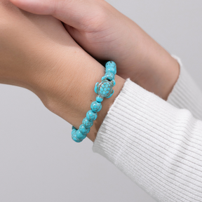 Pulseira com contas turquesa – TURTLEBRACELET