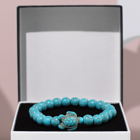 Pulseira com contas turquesa – TURTLEBRACELET