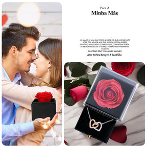 Para A Minha Mãe – Colar HEARTS com corações e caixa de oferta gratuita SAMIRA_HEARTS_LOVEBOX