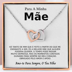 Para A Minha Mãe – Colar de Corações Interligados OLIVIA_HEARTS